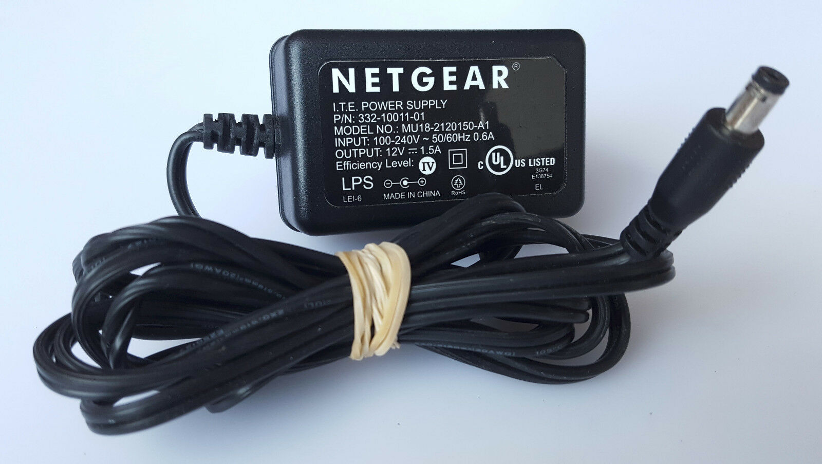 New NETGEAR MU18-2120150-A1 332-10011-01 AC DC POWER SUPPLY ADAPTER 12V 1.5A US PLUG